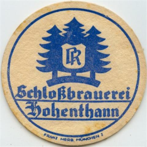 hohenthann la-by hohen rund 1a (215-schloßbrauerei-blau) 